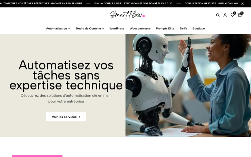 Site WordPress Lautomatisation créé par WPUltime